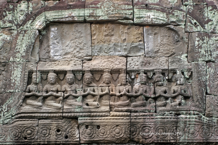 Bas Relief, Preah Khan, Angkor